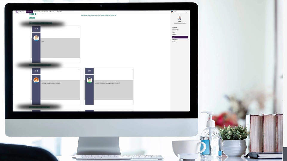 Qualipool válaszadók szervezése